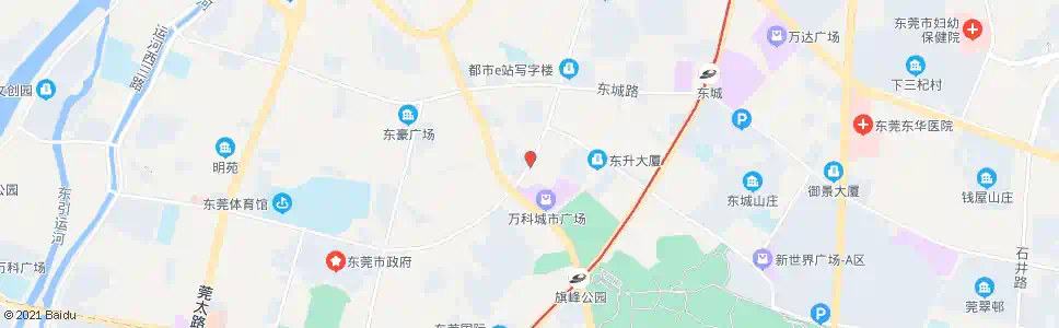 东莞城市花园_公交站地图_东莞公交_妙搜公交查询2025