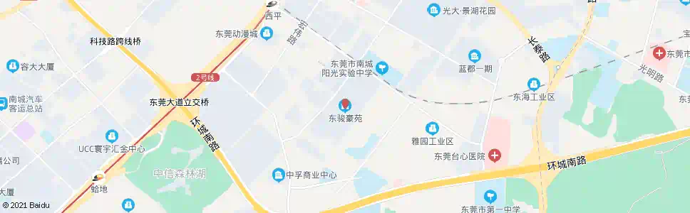 东莞东骏豪苑_公交站地图_东莞公交_妙搜公交查询2025