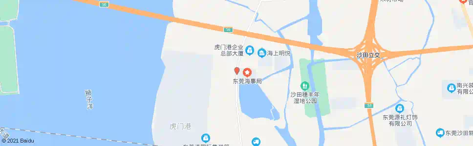 东莞虎门港管委会_公交站地图_东莞公交_妙搜公交查询2025