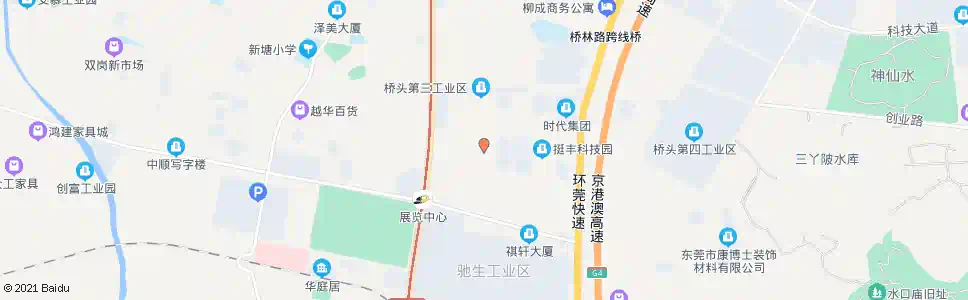 东莞南五村委会_公交站地图_东莞公交_妙搜公交查询2025