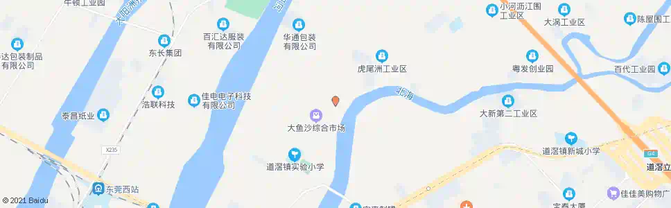 东莞大渔沙村委会_公交站地图_东莞公交_妙搜公交查询2025