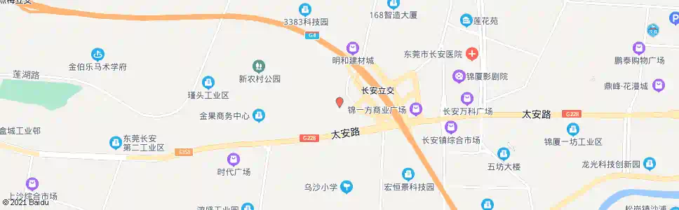 东莞新安医院_公交站地图_东莞公交_妙搜公交查询2025