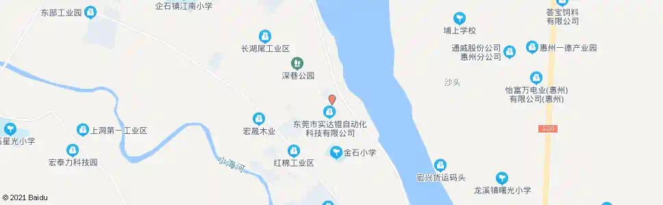 东莞宏达厂_公交站地图_东莞公交_妙搜公交查询2025