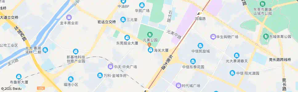 东莞稻花村口_公交站地图_东莞公交_妙搜公交查询2025