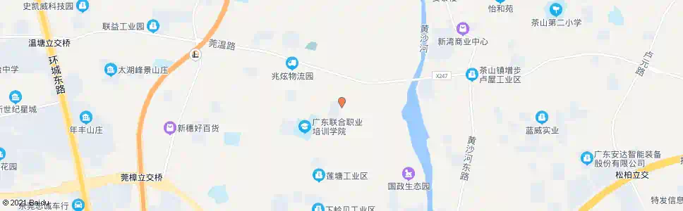 东莞大塘边路_公交站地图_东莞公交_妙搜公交查询2025