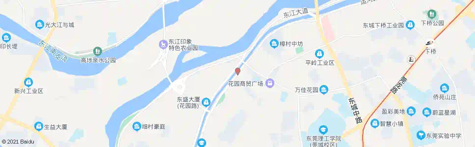 东莞红荔桥东_公交站地图_东莞公交_妙搜公交查询2025