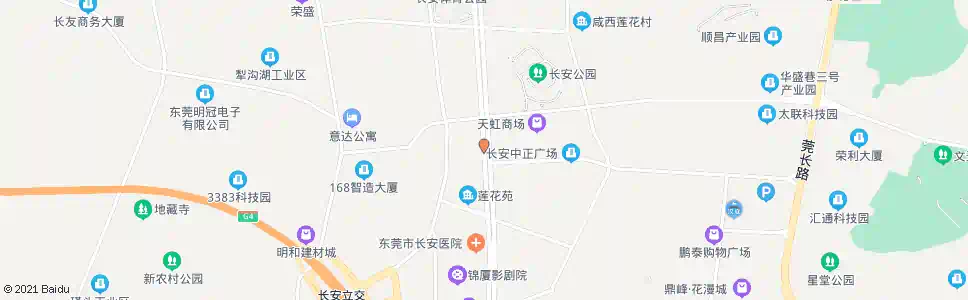 东莞地王广场东_公交站地图_东莞公交_妙搜公交查询2025
