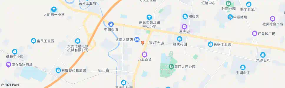 东莞黄江邮政局_公交站地图_东莞公交_妙搜公交查询2025