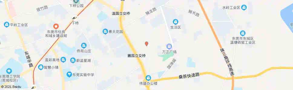 东莞东城桑园工业园总站_公交站地图_东莞公交_妙搜公交查询2025
