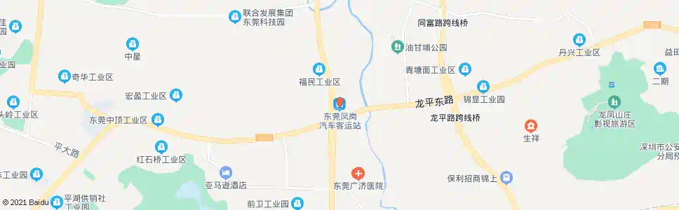 东莞凤岗汽车站_公交站地图_东莞公交_妙搜公交查询2025