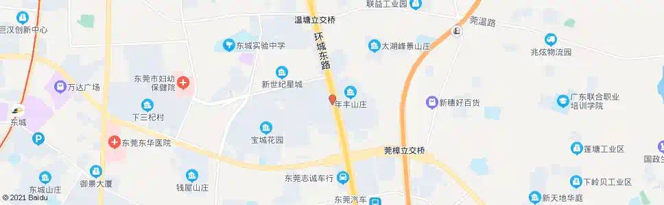 东莞庆丰花园_公交站地图_东莞公交_妙搜公交查询2025