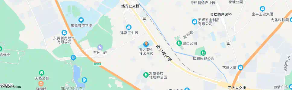 东莞育才学校_公交站地图_东莞公交_妙搜公交查询2025