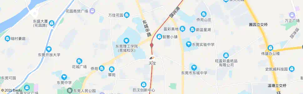 东莞理工分校_公交站地图_东莞公交_妙搜公交查询2025