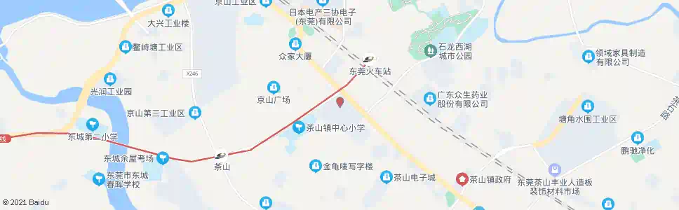 东莞方中假日酒店_公交站地图_东莞公交_妙搜公交查询2025