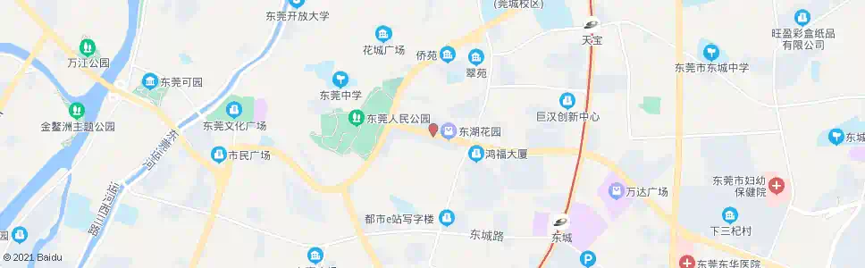 东莞南区路口(东纵路)_公交站地图_东莞公交_妙搜公交查询2025