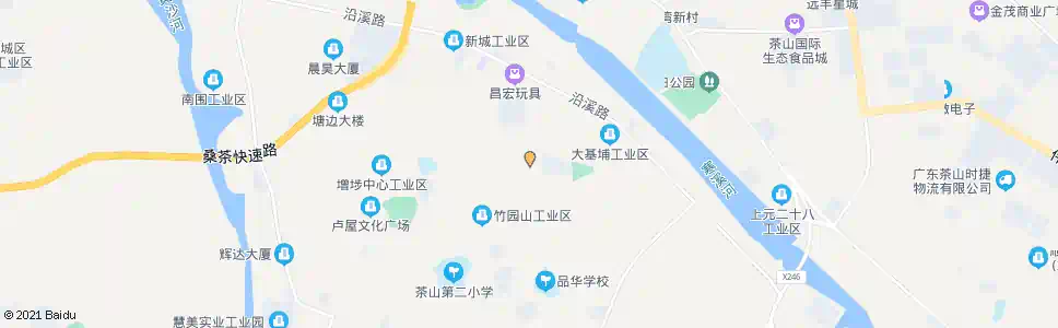 东莞新圩中队_公交站地图_东莞公交_妙搜公交查询2025