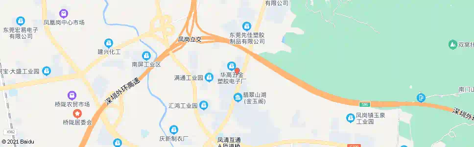 东莞浸校塘工业区_公交站地图_东莞公交_妙搜公交查询2025