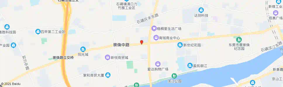 东莞喜伴购物广场_公交站地图_东莞公交_妙搜公交查询2025
