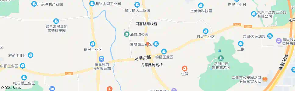 东莞油甘埔天桥_公交站地图_东莞公交_妙搜公交查询2025