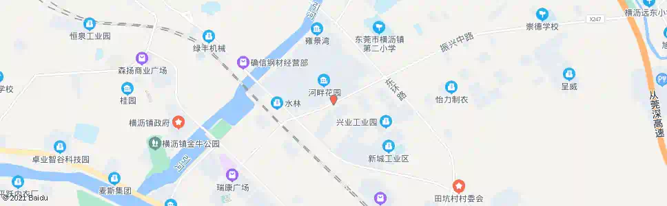东莞河畔花园东门_公交站地图_东莞公交_妙搜公交查询2025