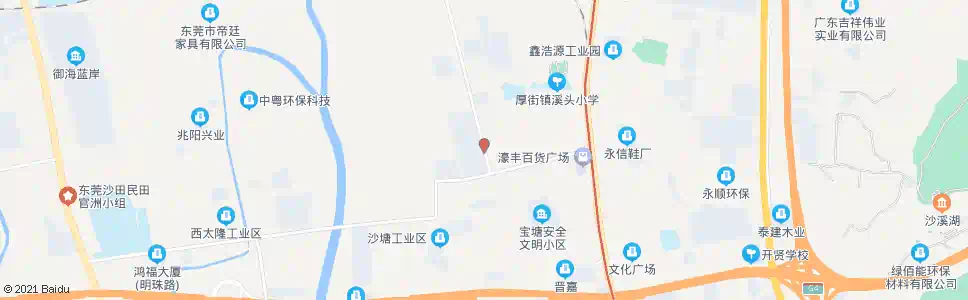 东莞沙塘路口_公交站地图_东莞公交_妙搜公交查询2025