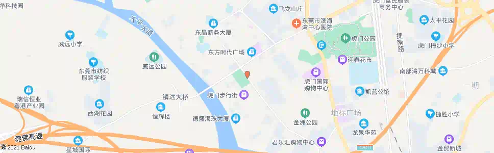 东莞太平广场_公交站地图_东莞公交_妙搜公交查询2025