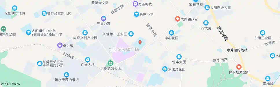 东莞大朗中学(美景中路)_公交站地图_东莞公交_妙搜公交查询2025