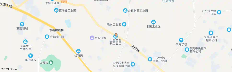 东莞黄金积工业区_公交站地图_东莞公交_妙搜公交查询2025