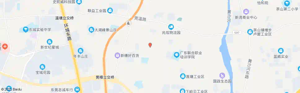东莞鸿联市场_公交站地图_东莞公交_妙搜公交查询2025