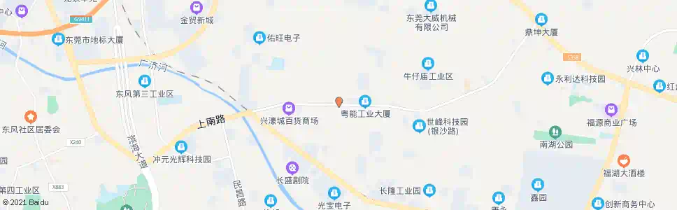 东莞上角居委会_公交站地图_东莞公交_妙搜公交查询2025