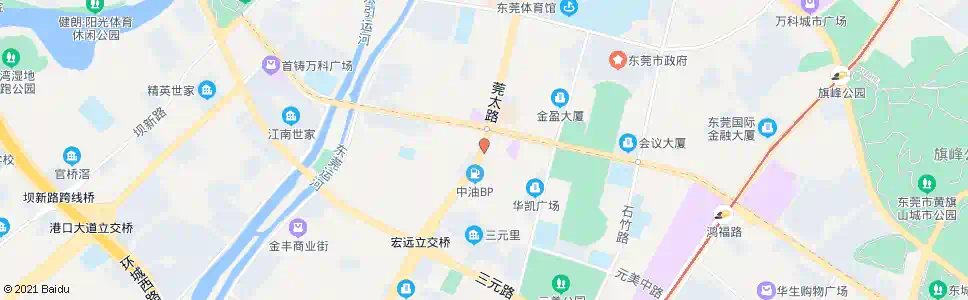 东莞鸿福路口_公交站地图_东莞公交_妙搜公交查询2025