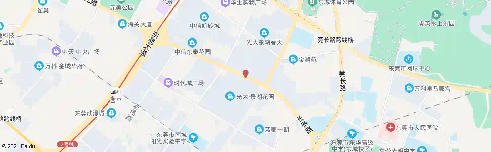 东莞景湖花园_公交站地图_东莞公交_妙搜公交查询2025