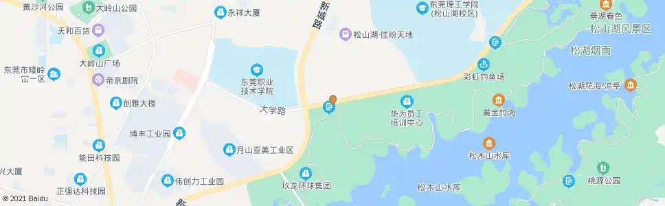 东莞滨湖路西服务区_公交站地图_东莞公交_妙搜公交查询2025