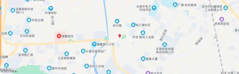 东莞蛟乙塘公园_公交站地图_东莞公交_妙搜公交查询2025