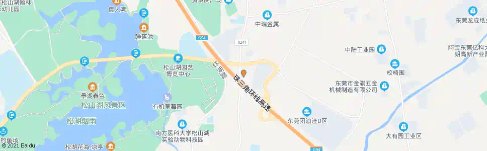 东莞松木山_公交站地图_东莞公交_妙搜公交查询2025