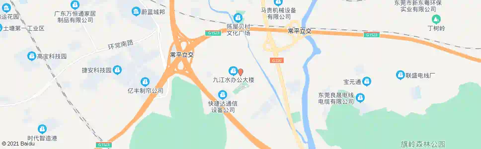 东莞九江水村委会_公交站地图_东莞公交_妙搜公交查询2025