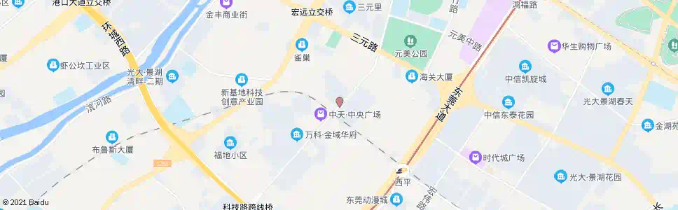 东莞石竹新花园_公交站地图_东莞公交_妙搜公交查询2025