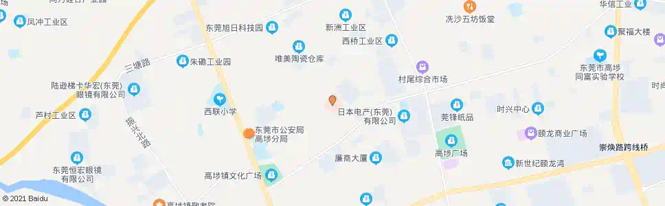 东莞高埗医院_公交站地图_东莞公交_妙搜公交查询2025