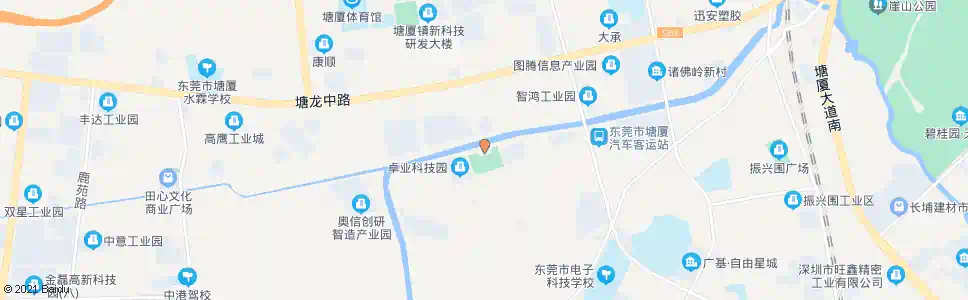 东莞蒲心湖居委会_公交站地图_东莞公交_妙搜公交查询2025