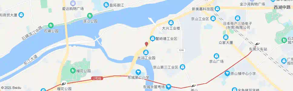 东莞鳌峙塘工业区_公交站地图_东莞公交_妙搜公交查询2025