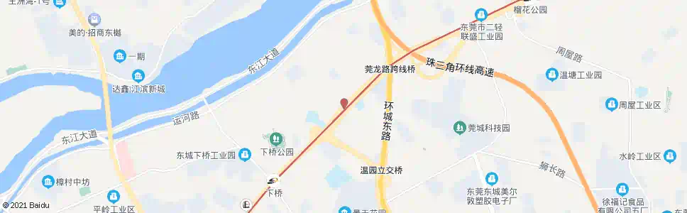 东莞上桥_公交站地图_东莞公交_妙搜公交查询2025