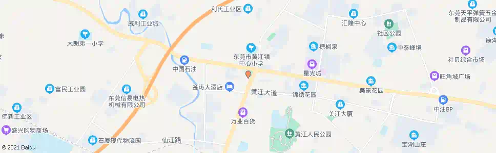 东莞黄江广场_公交站地图_东莞公交_妙搜公交查询2025