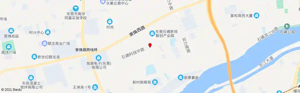 东莞科技中路1站_公交站地图_东莞公交_妙搜公交查询2025