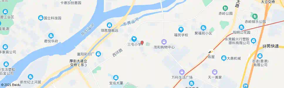 东莞三屯_公交站地图_东莞公交_妙搜公交查询2025