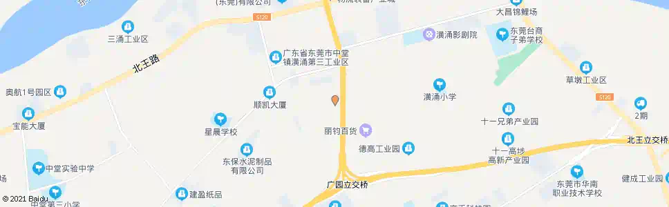 东莞保安围二村_公交站地图_东莞公交_妙搜公交查询2025