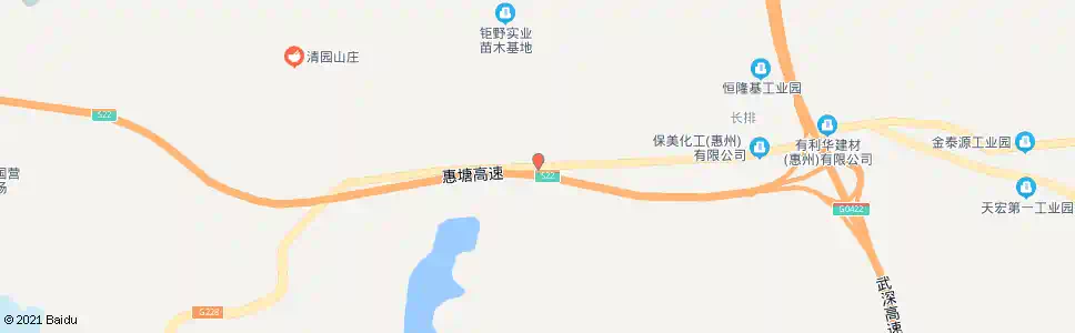东莞清溪生态农业产业园_公交站地图_东莞公交_妙搜公交查询2025