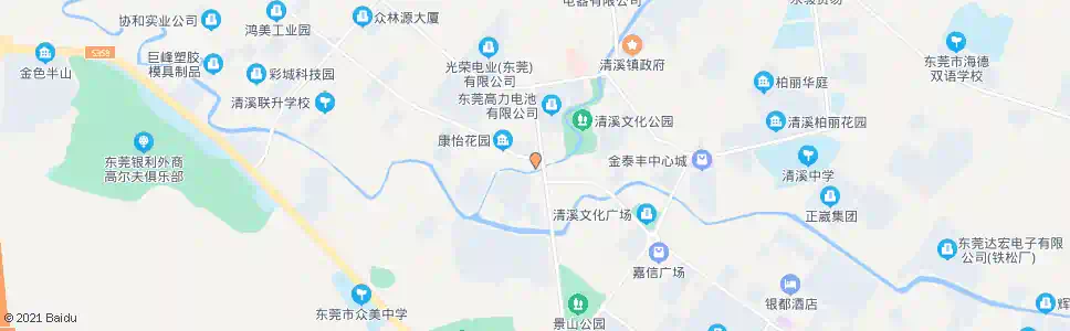 东莞柏思公司_公交站地图_东莞公交_妙搜公交查询2025