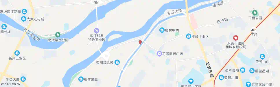 东莞红荔桥西_公交站地图_东莞公交_妙搜公交查询2025