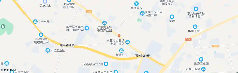 东莞企桥路口_公交站地图_东莞公交_妙搜公交查询2025