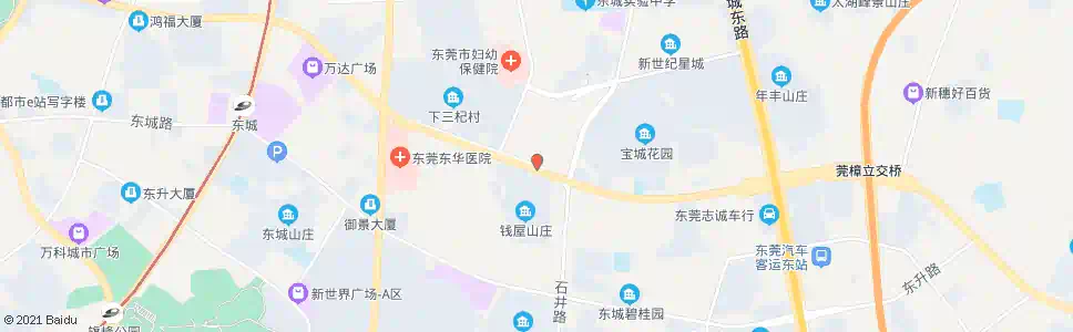 东莞石井路口_公交站地图_东莞公交_妙搜公交查询2025